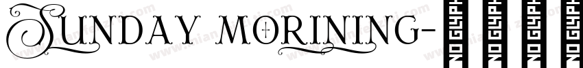 Sunday morining字体转换